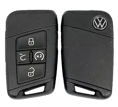 OEM Volkswagen Remote Fob 5B RS +UNCUT Key 3G0.959.752.BQ - KR5FS14-T (new Logo) • $29.85
