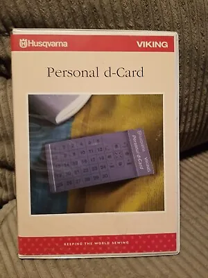 Husqvarna Viking Personal D-Card • $48.98