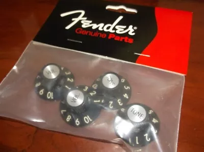 NEW Genuine Fender Knobs For '72 Tele Custom (2 Volume 2 Tone) 005-4521-049 • $16.90