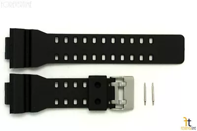 CASIO Compatible With GA-100 ALLG-Shock Black Rubber Watch Band GA-300 W/2 Pins • $12.71