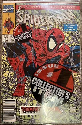 Spider-Man #1 (Marvel Comics August 1990) • $5