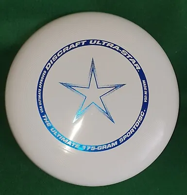 £13.99 • Buy Discraft - Ultra-star - The Ultimate 175 Gram Sportdisc/frisbee - White/blue