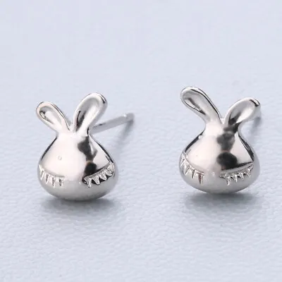 £3.11 • Buy Fashion Women's Girl 925 Silver Sterling Earrings Cute Ear Stud Jewelry Gifts