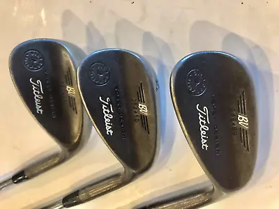 Titleist Vokey Oil Can Wedge Set - 48*/54*/60* - RH -  DG S 300 Stiff Shafts • $65