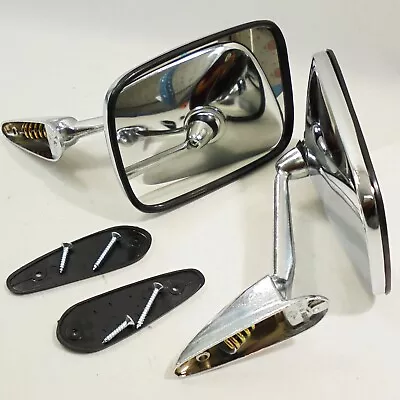 Custom Vintage Style Universal Car Classic Retro Fender Side View Mirrors LH&RH • $79.59