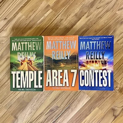 Matthew Reilly Area 7 Temple Contest Paperback Action Thriller Paperbacks • $23.95