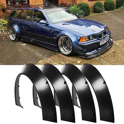 For 3 Series E36 E46 E90 E92 F30 F31 Fender Flares Wheel Arches Wide Body Kit A+ • $99.65