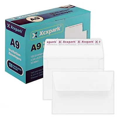 120 Pack Invitation And Greeting Card Envelopes A9 With Self-Seal CLosure • $24.99