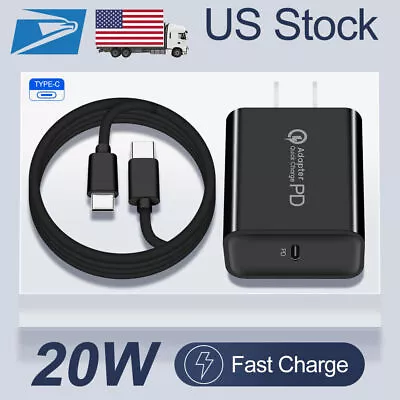 For Motorola Edge Moto G Play 2024 Samsung S24 Fast PD Wall Charger Type-C Cable • $14.99