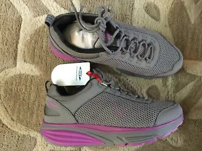 New MBT Run Matrix Grey Purple Running Sneakers Shoes Womens Sz 10 • $115.69