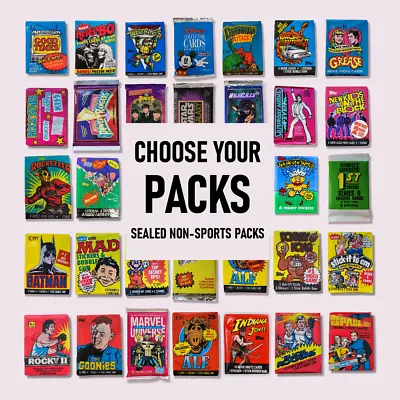 Sealed Non-Sport Trading Card Packs - You Pick Movie Pop Culture TV Horror Lot • $2.99
