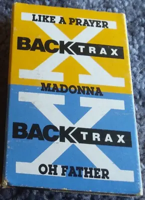 MADONNA ~ LIKE A PRAYER B/w OH FATHER ~ BACKTRAX CASSETTE SINGLE 1989 ~ NM/EX • $25