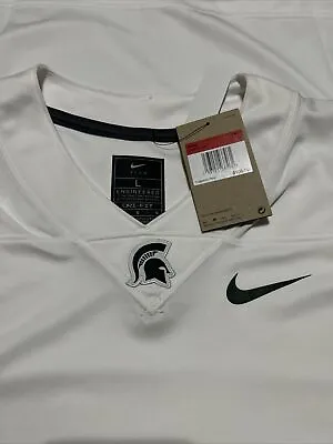 Michigan State Spartans White Nike Jersey NWT MFSP $105 • $49.99