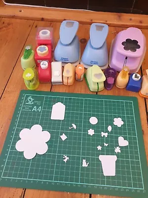 £35 • Buy Craft Punch Bundle Paper Card Flower Pot Woodcare Tonic Border Christmas 2