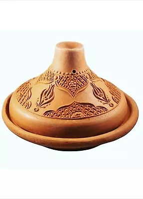 $65 • Buy Large Clay Tajine Pot For Cooking, Lead Free Clay Moroccan Tagine( 10 Inches ).