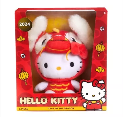 BRAND NEW: Hello Kitty 8  Year Of The Dragon 2024 Boxed Plush (Limited Edition) • $225