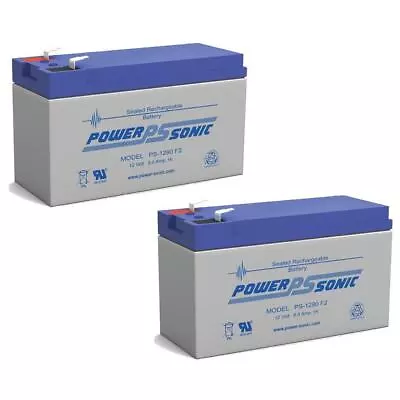 Power-Sonic 12V 9AH Replacement Battery For Bruno Stairlifts - 2 Pack • $49.99