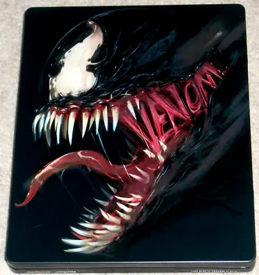 Tom Hardy VENOM Michelle Williams MARVEL 4K UHD  & ALL REGION BLU RAY STEELBOOK • £37.99