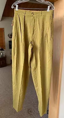 1980's Pleated Dress Clubbing Pants 30x34 PREST0 Designer NEW W/ TAGS GHQ • $14.99