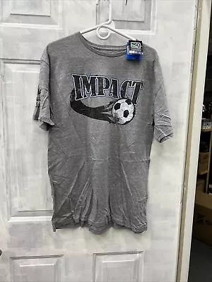 ADIDAS Impact Montreal Major League Soccer MLS T-Shirt GRAY XL NEW • $18.99