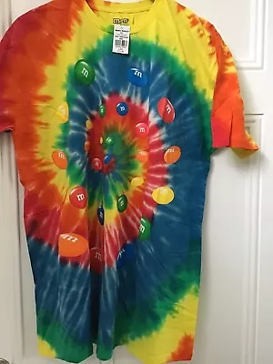 M & Ms Tie-Dye T Shirt Size L Brand New With Tags • £10