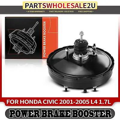 1x Vacuum Power Brake Booster Without Master Cylinder For Honda Civic 2001-2005 • $74.99