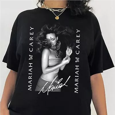 Mariah Carey T-Shirt Black Cotton All Size Unisex S-345XL- Free Shipping • $14.99