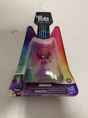 DREAMWORKS TROLLS World Tour Mermaid Collectible Doll With Microphone Toy Figure • $7.99