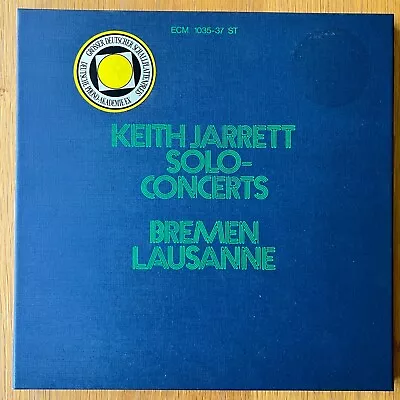 Keith Jarrett Solo Concerts Bremen Lausanne 3 Album Boxed Set Vinyl LP  VG+ • £25