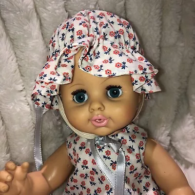 Vintage 1968 Horsman 13” Baby Doll With New Flowered Outfit & Shoes Sleep Eyes • $14.99
