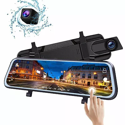 $93.09 • Buy 10  1080P Car Rear View Mirror Full Screen DVR Camera Dash Cam Reversing Camera