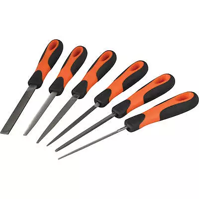 Bahco 6 Piece Engineers Ergo Handle Key File Set • £51.95