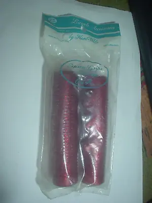 NOS Hunt Wilde Bike Bar Grips Sparkle Red Handlebar 7/8  X 4 3/4  Metal Flake • $17.99