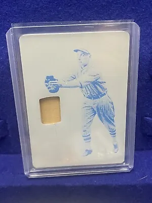 2023 Panini Immaculate Baseball Edd Roush Reds Bat Relic Printing Plate #1/1 • $55