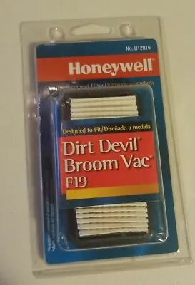 $12.49 • Buy Honeywell Replacement Filter Dirt Devil Broom Vac F19 No. H12016