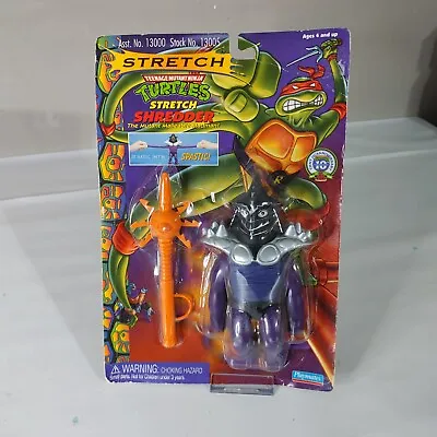 New Sealed Vintage 1996 Teenage Mutant Ninja Turtles Stretch Shredder TMNT • $199.99