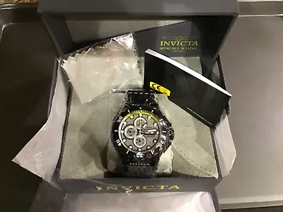 Invicta Reserve Excursion Swiss ETA 7750 Caliber Auto/ Meteorite Dial 45208 BLK • $649