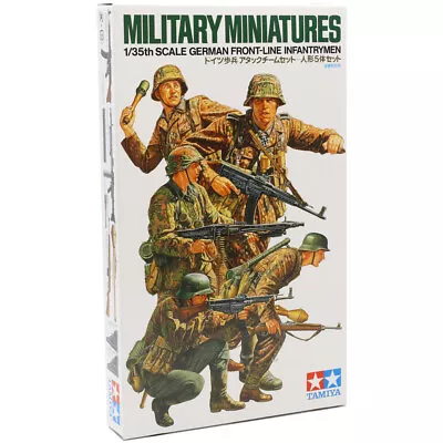 Tamiya 35196 WW2 German Front-Line Infantrymen Model Kit Scale 1:35 Soldiers • £11.60