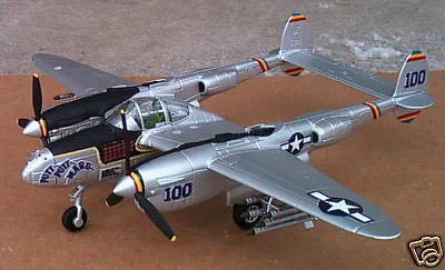 P-38 Putt Putt Maru Wood Model Plane P38 Lightning Gear Down • $210