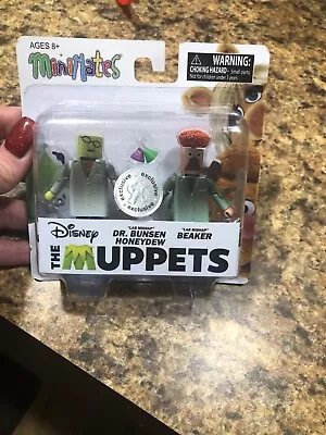 MINT And Sealed Disney Muppets MiniMates TRU Exclusive  Lab Mishap  • $40