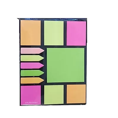  Self Stick Page Markers 4 Neon Colours Books Documents Office Essentials • £1.99