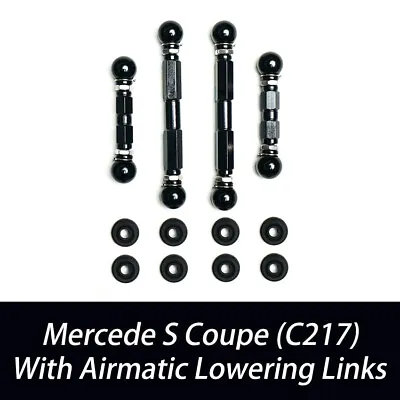 For Mercedes Benz S 550 Coupe C217 Adjustable Lowering Links Suspension Kit W222 • $129.99