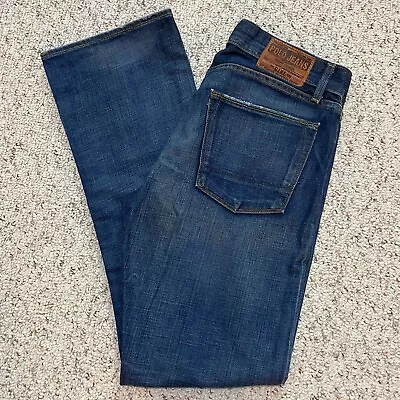 Polo Jeans Company Jeans Mens 31 Blue Townshend Low Rise Slim Fit Button Fly • $21.99