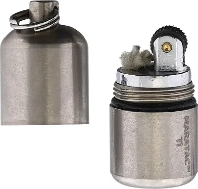 Maratac Split Pea Titanium Lighter Keyring Made In USA # MAR042 • $52.99