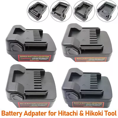 Battery Adapter For Dewalt 20V Battery To Hitachi 18V Cordless Tools Converter • $29.30