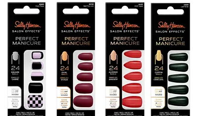 Sally Hansen Salon Effects Perfect Manicure Press On Nail Kit 24 Pcs B2Get2 Free • $10.08