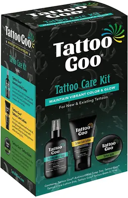 £15.08 • Buy Tattoo Goo Aftercare Kit Includes Antimicrobial Soap, Balm, And Lotion, Tattoo +