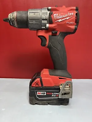 Milwaukee M18 FUEL 18V Brushless 1/2'' Hammer Drill 2804-20 W/ XC 5.0 Battery • $109.99