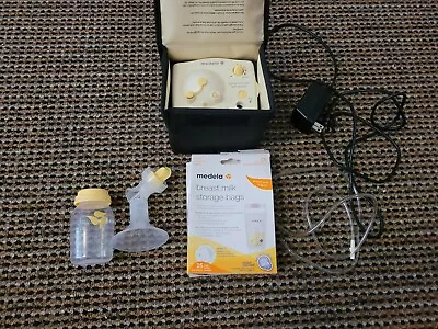 Medela Pump-In-Style Advanced Double Breast Pump W/ Case Power Cord Accessories • $35