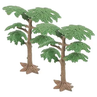 2pcs Mini Tree Model Artificial Fake Miniature Trees Train Railways Landscape... • $24.92